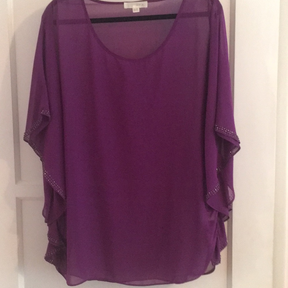 Sheer tunic
